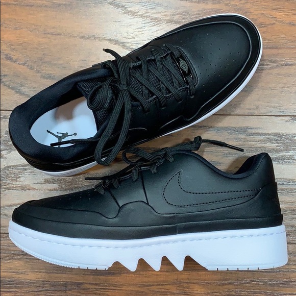 • Air Jordan 1 Jester XX Low Laced Womens Black/wh - Picture 3 of 16